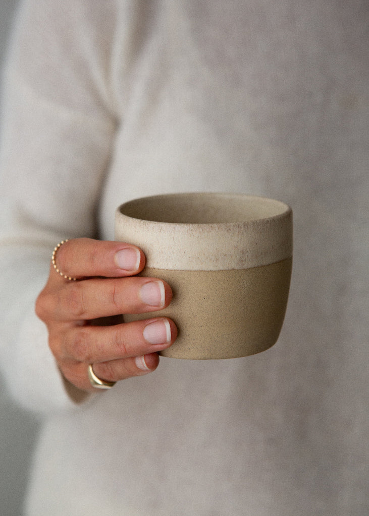 Stoneware coffee beige