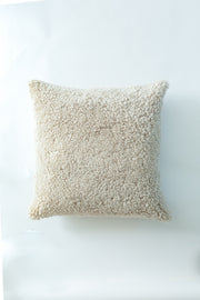 Square sheepskin cushion
