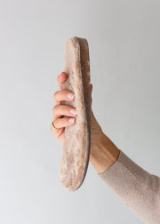 removable sheepskin insole, supported by TPE gel, provides excellent cushioning and shock absorption