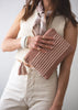 blush pink makeup bag