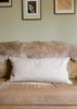 Slubby Cotton Textured Cushion – Large Rectangle – Almond Beige