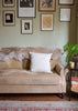 Slubby Cotton Textured Cushion – Square – Almond Beige