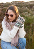 fair isle wrist warmers