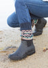 navy boot socks