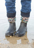 navy boot socks