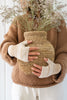 lambswool wrist warmers