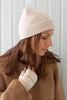 Lambswool Beanie Hat - Oat