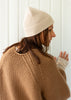 Lambswool Beanie Hat - beige
