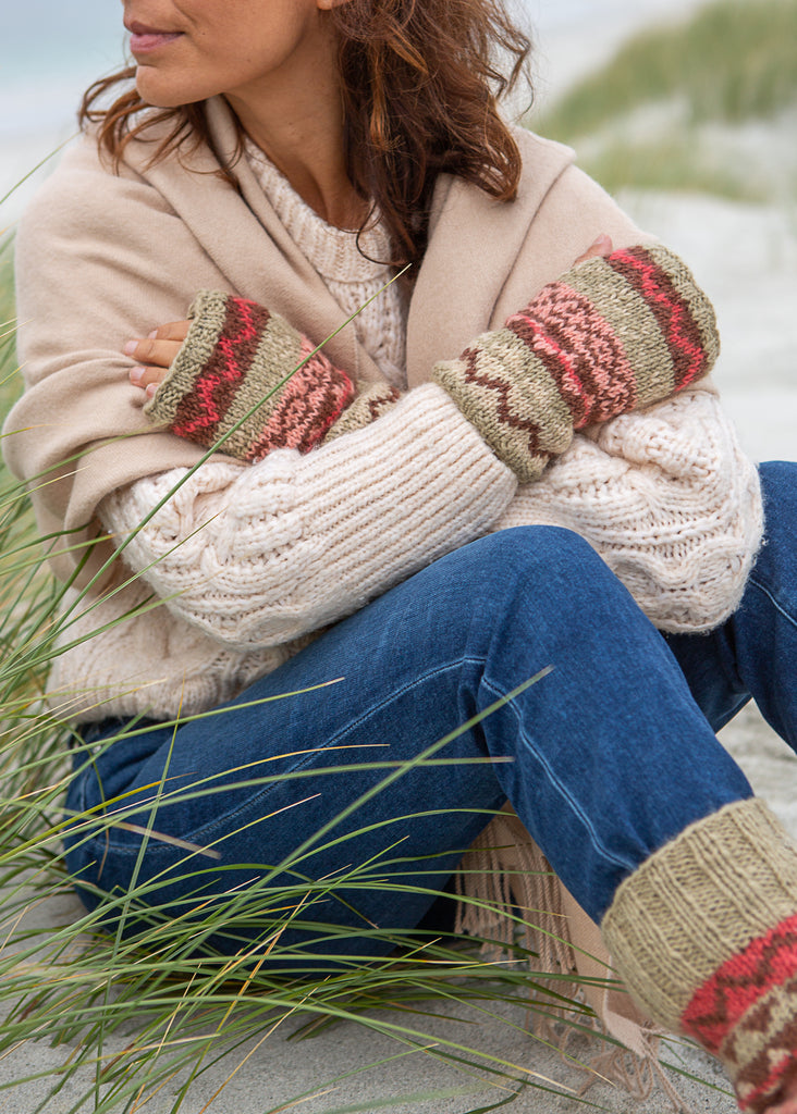 Fair Isle Wrist warmers