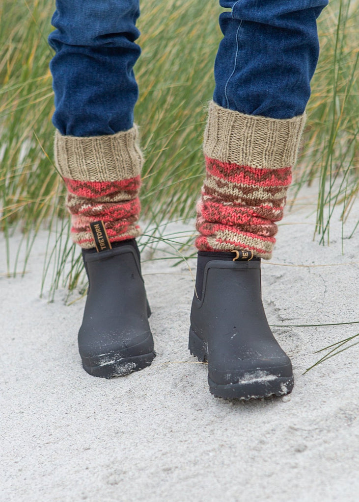 knitted boot socks