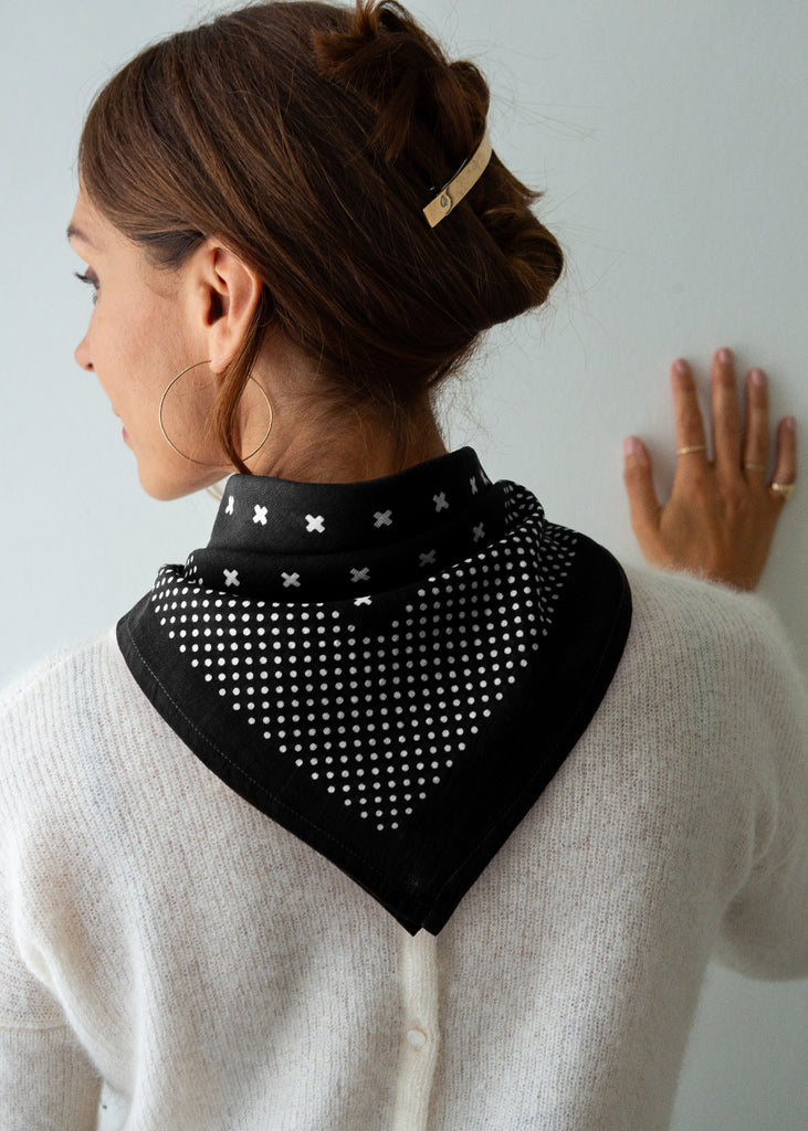 bandana scarf black