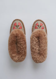 Women's Sheepskin Slippers - Angel