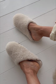 Mara Sheepskin Mules
