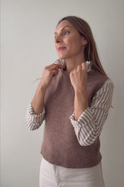 Knitted Tank Top – Hazelnut