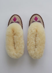 Women's Sheepskin Slippers – Rhubarb