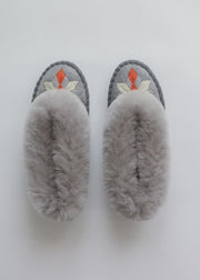Women's Sheepskin Slippers – Aperol Light
