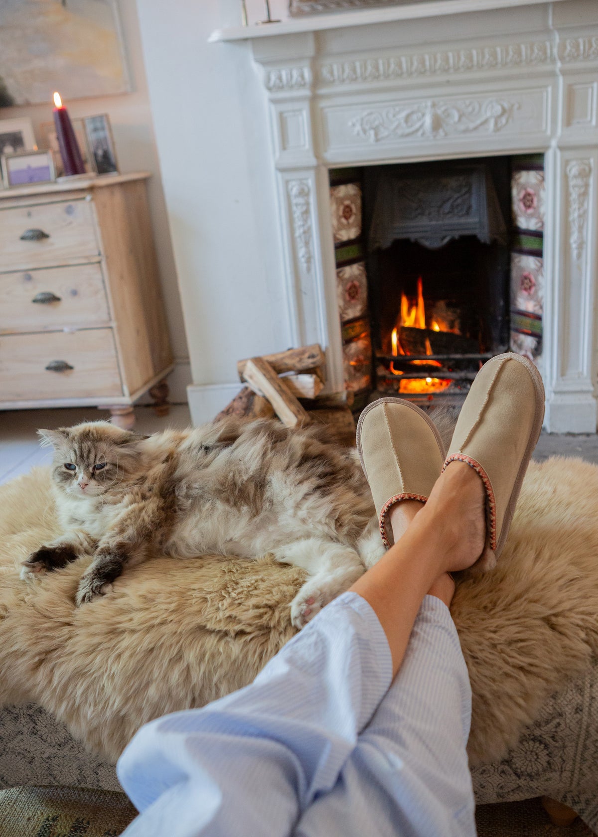 Standard Long-Hair Sheepskin Rug – Nappa