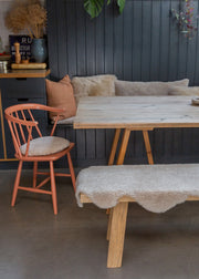 Single Short-Hair Sheepskin Rug – Oatmeal