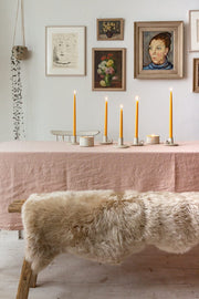 Handmade Ripple Stoneware Candle Holder