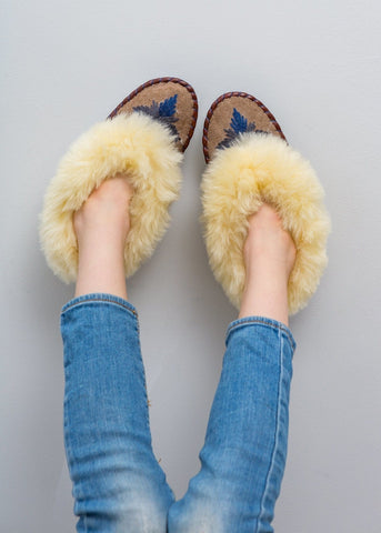 Children's Moccasin Slippers