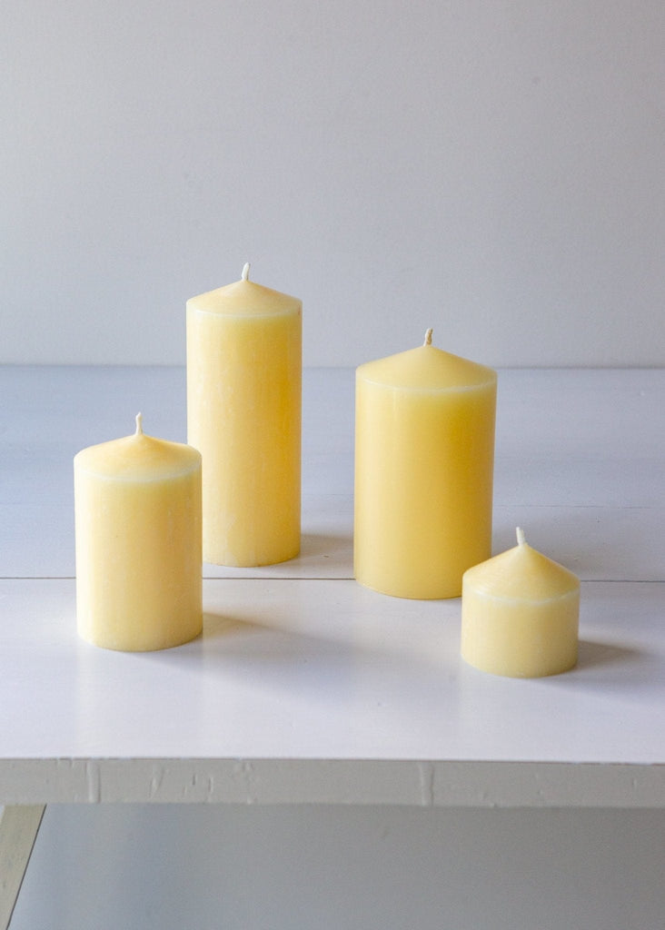 Church Pillar Candles - The Small Home