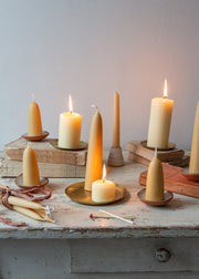 Giant Stubby – Pairs of 100% Pure Beeswax Candles - The Small Home