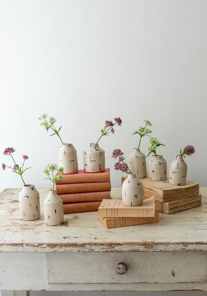 Jess Webb - Bud Vases - Dots & Dashes - The Small Home