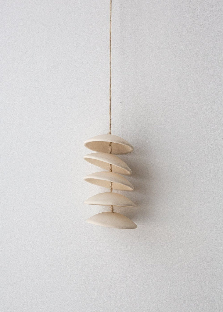 Stoneware Moon Chimes - The Small Home